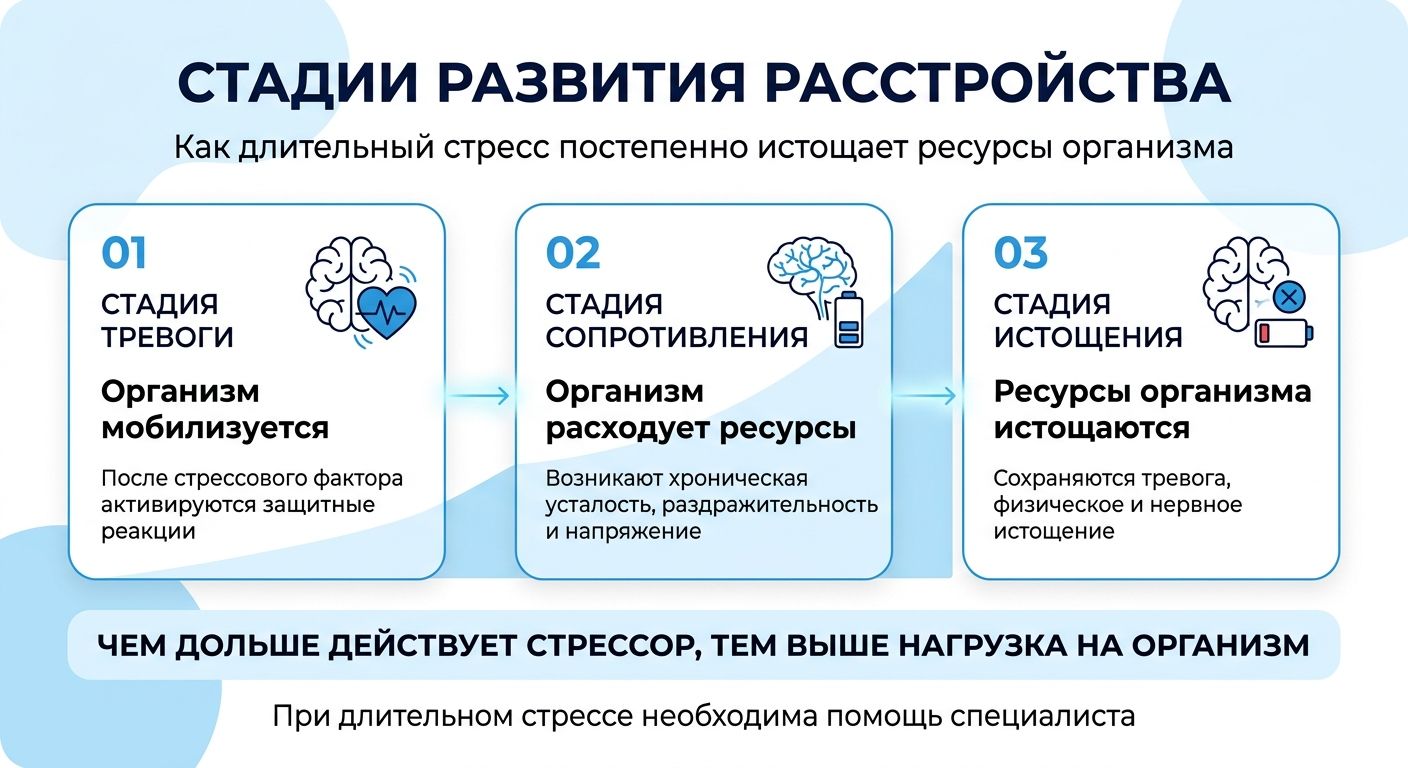 Лечение стресса в Сафоново инфографика